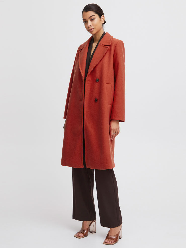 B Young ByCilia Coat Red
