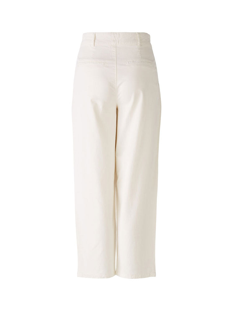 Oui The Relaxed Trousers Off White