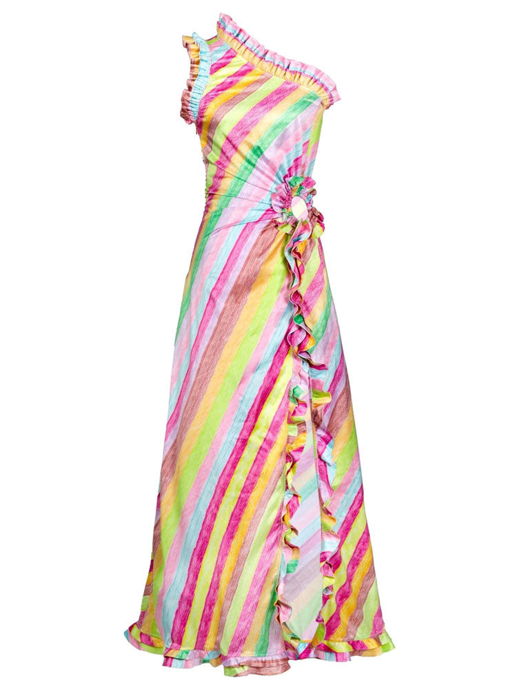 Celia B Varuna Dress Stripes Multicoloured