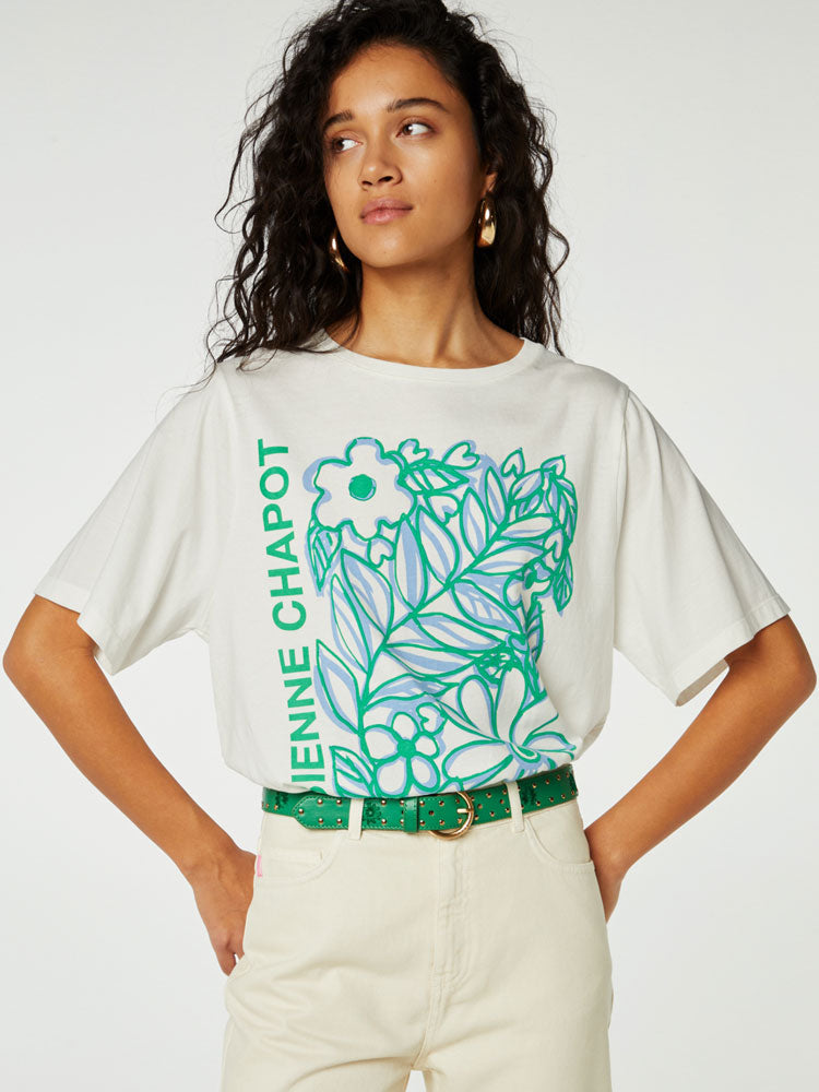 Fabienne Chapot Fay T-Shirt Bloom Green
