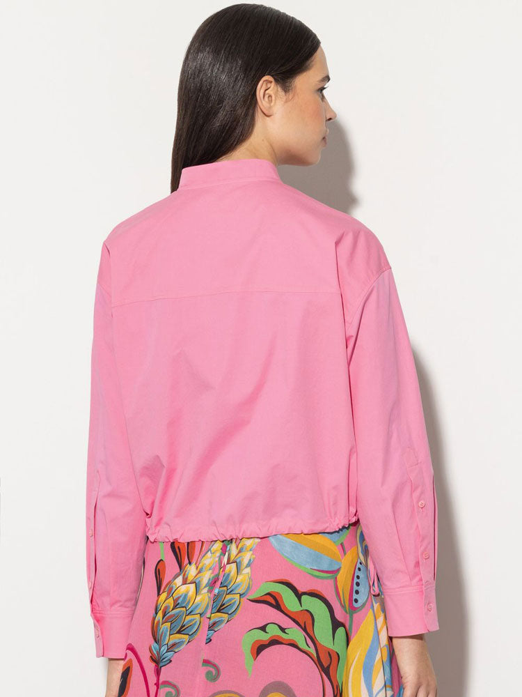 Luisa Cerano Cargo Style Jacket Candy Pink