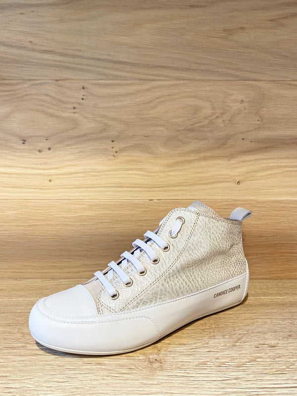 Candice Cooper Mid S Ankle Trainers Ice, Light Beige and Platinum