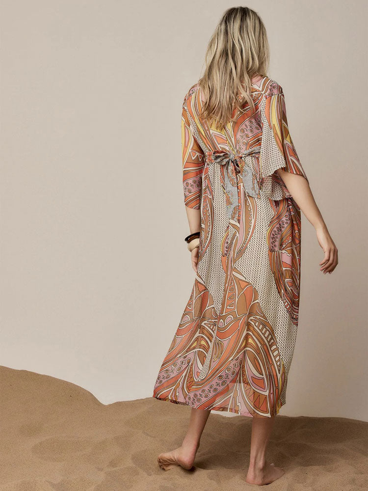 Summum Dress with Bohemian Print