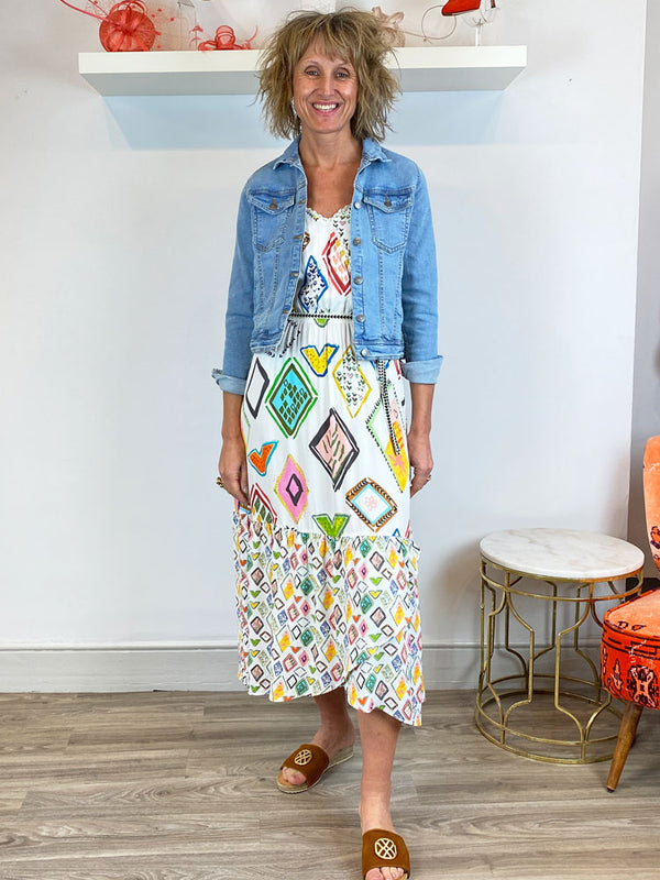 Maxi dresses hotsell with denim jackets