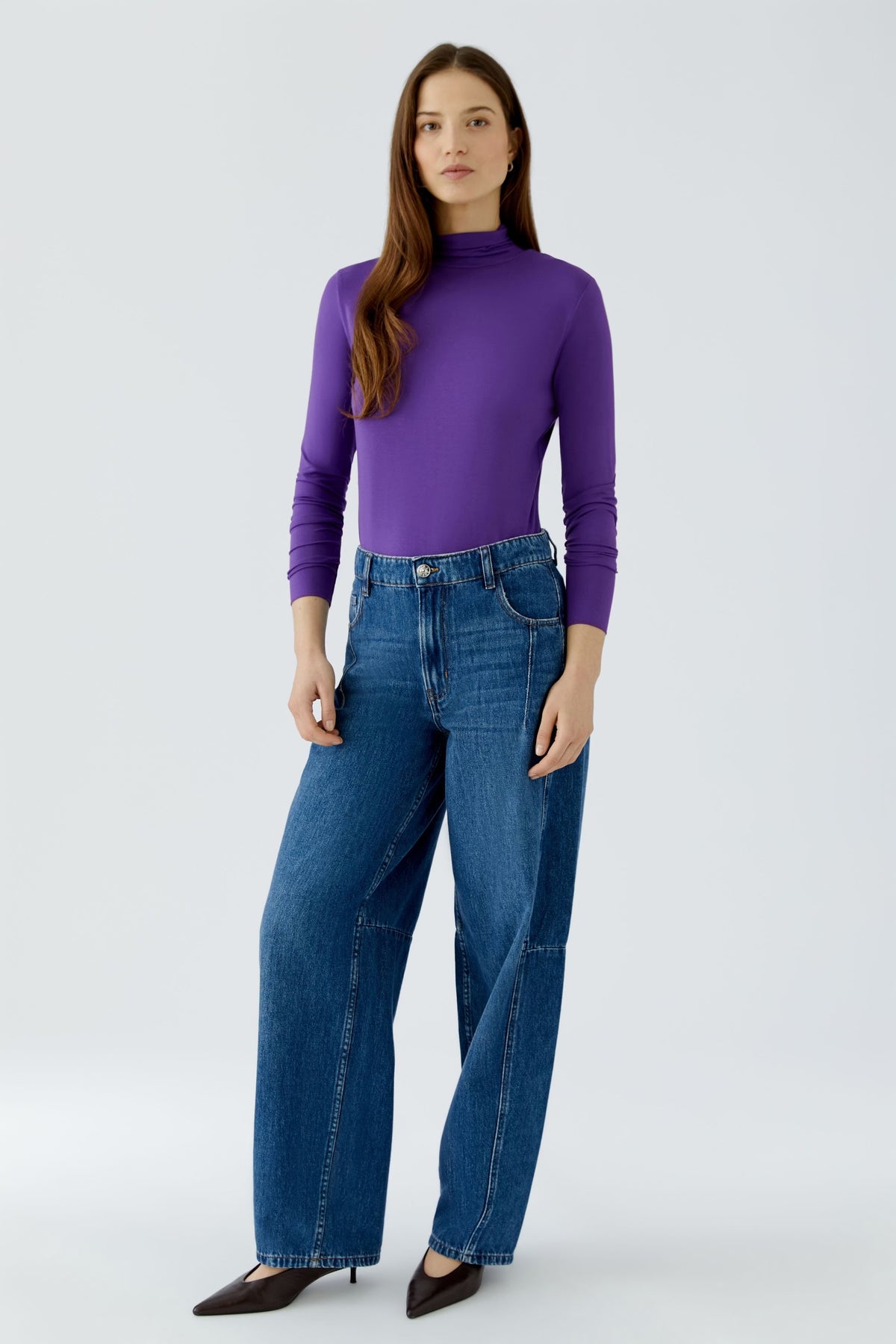 Oui Long-sleeved Top Amaranth Purple