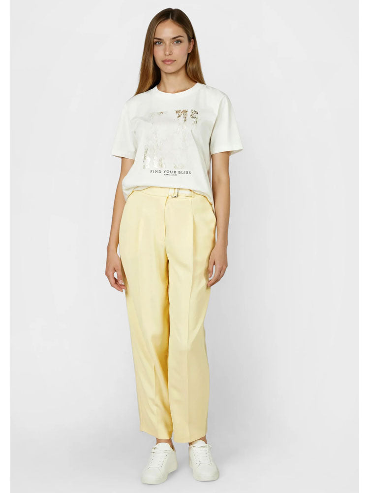 Marc Aurel Slim Fit Trousers Yellow
