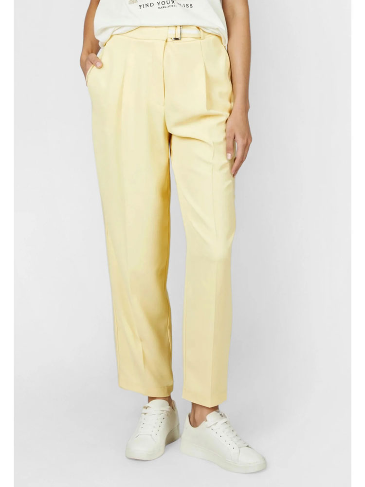 Marc Aurel Slim Fit Trousers Yellow