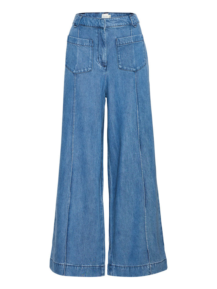 Atelier Rêve Irrisle Denim Trousers Blue