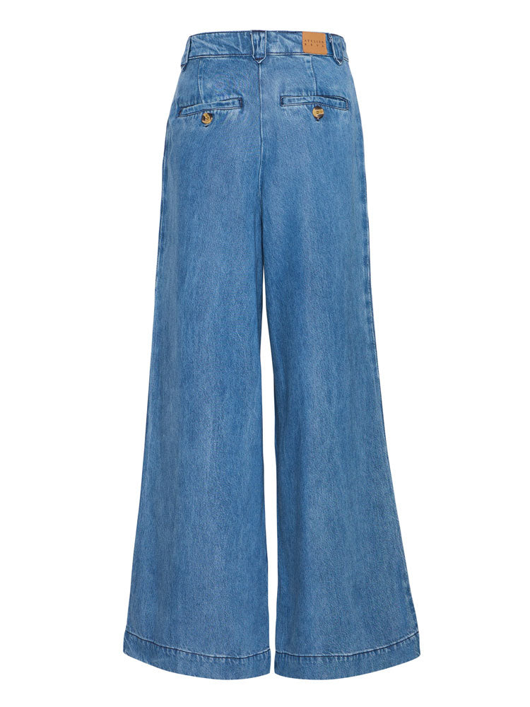 Atelier Rêve Irrisle Denim Trousers Blue