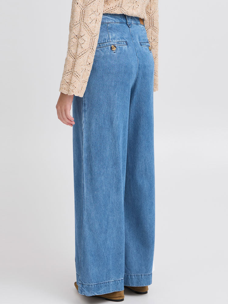 Atelier Rêve Irrisle Denim Trousers Blue