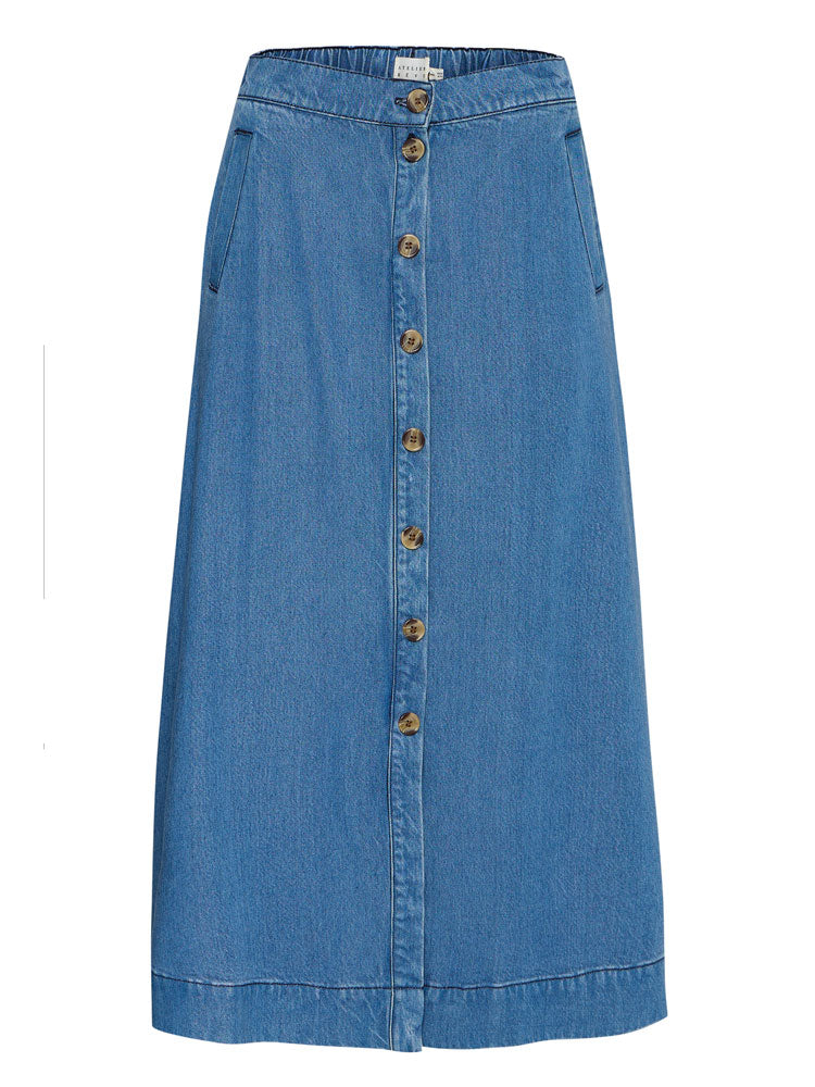 Atelier Rêve Irrisle Skirt Blue