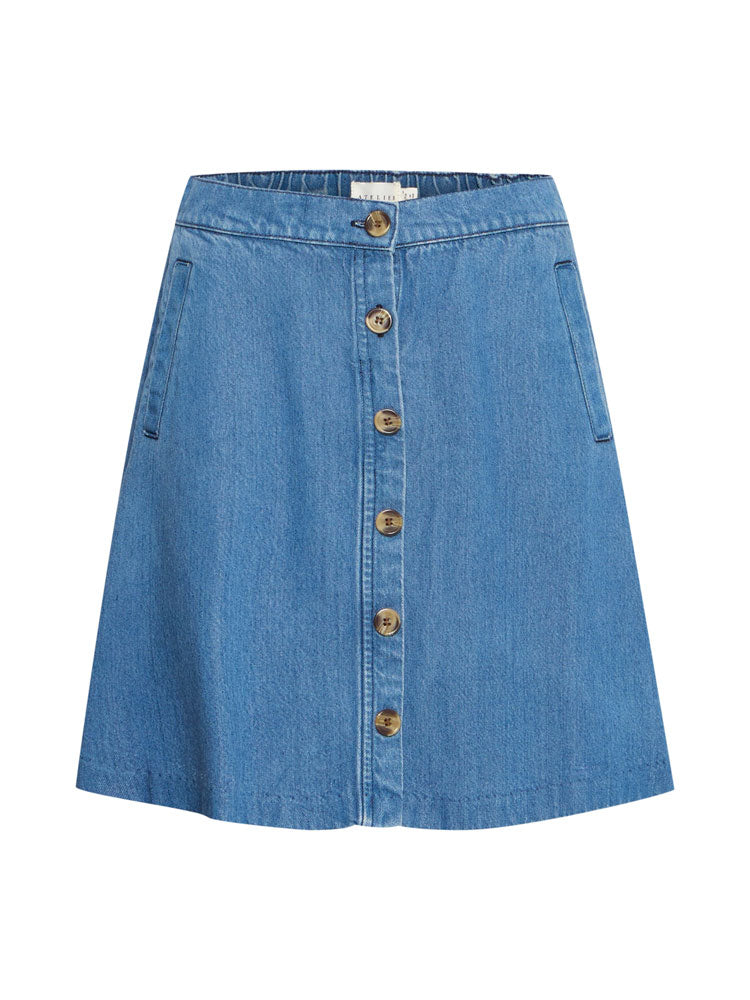 zzs25 Atelier Rêve Irrisle Short Skirt Blue