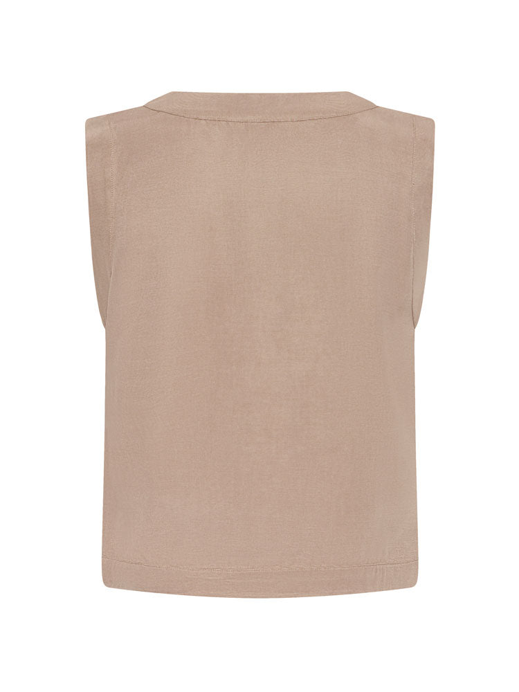 Atelier Reve Irtango Waistcoat Caribou Brown