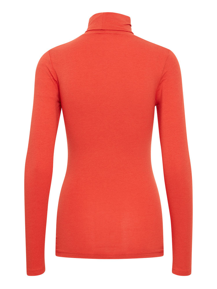 B Young Pamila Roll Neck Red