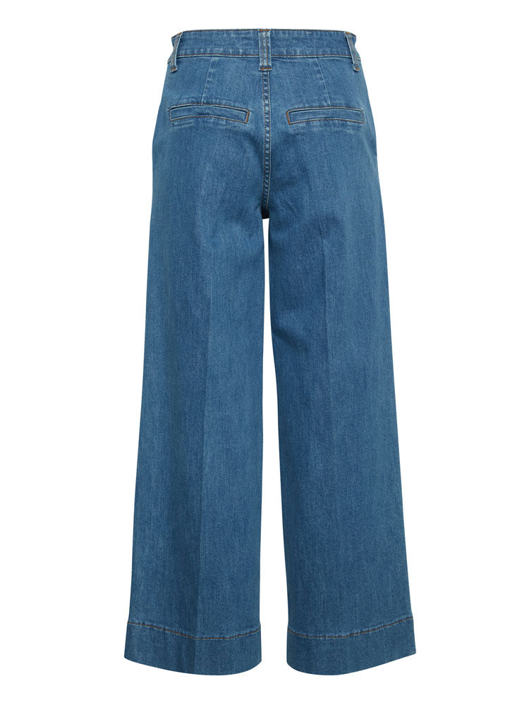 B Young ByKato ByKomma Cropped Jeans Blue