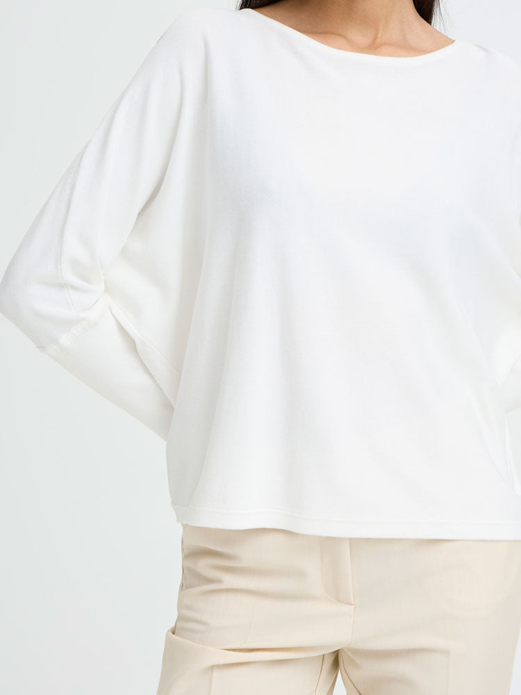 B Young ByMmorla Bat Jumper Marshmallow