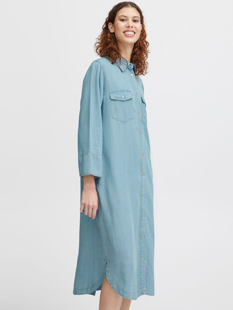 b young denim dress B. Young BYKacilia Dress