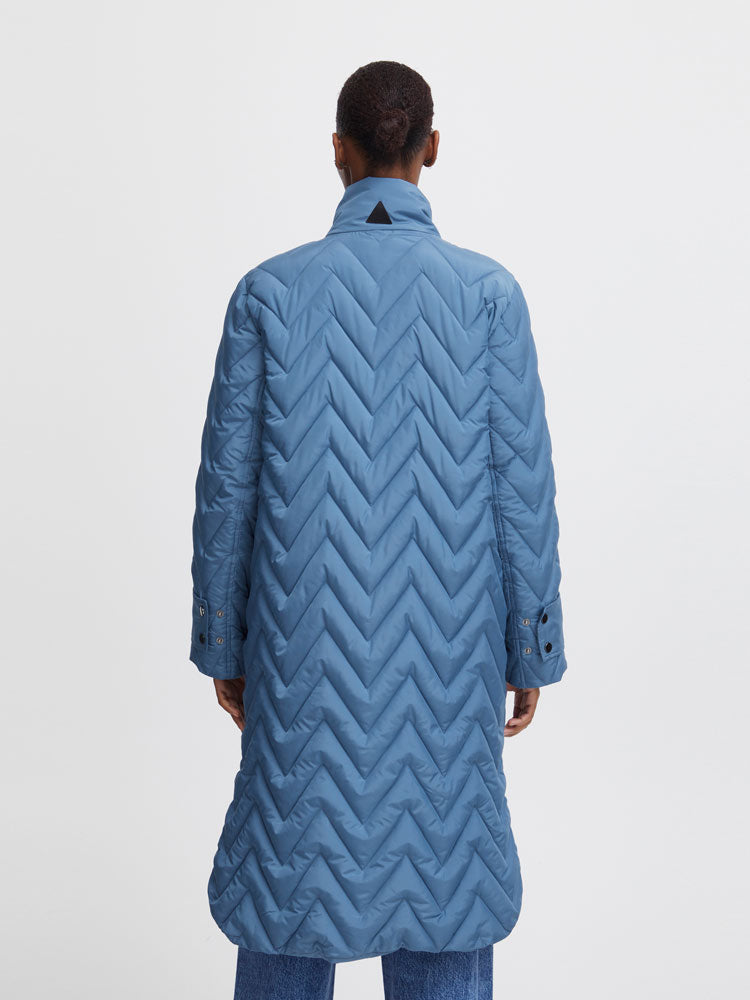 B Young ByAmaxa Coat Blue Horizon