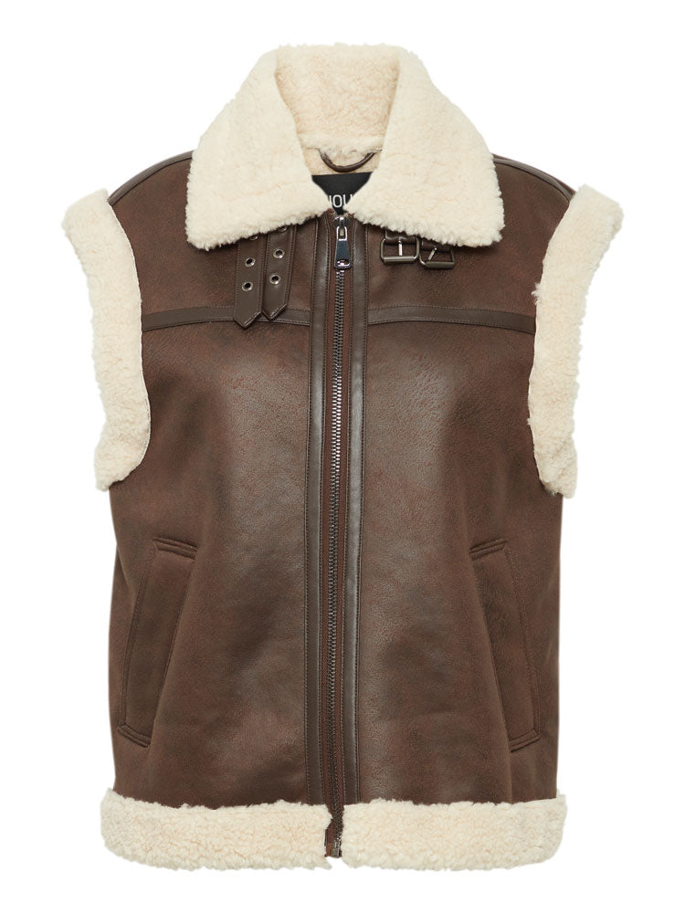 B Young ByAsanne Waistcoat Java Mix