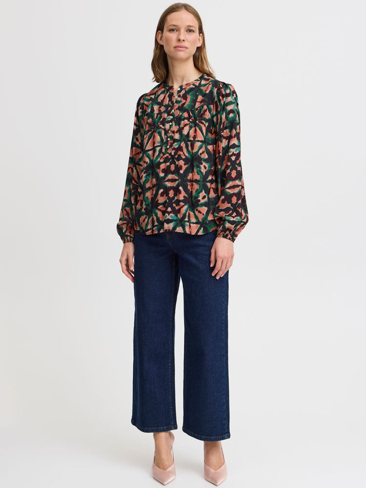 B Young ByHelvig Blouse Sycamore Mix