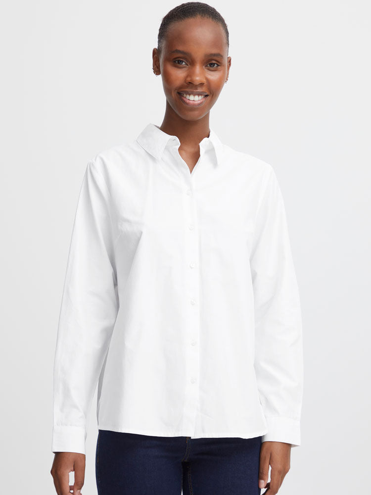 B Young ByHetila Shirt Optical White