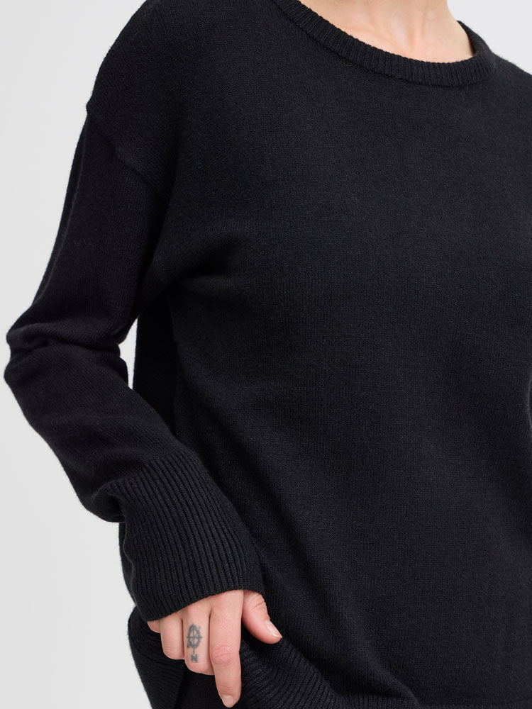 B Young ByNonina O-Neck Jumper Black