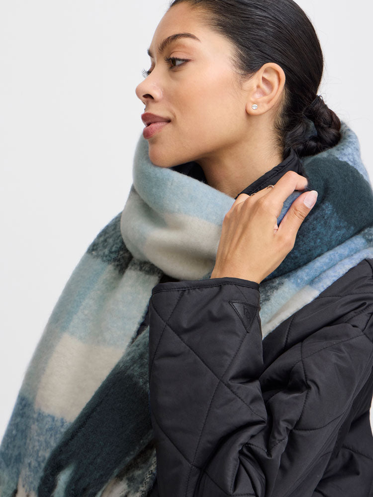 B Young Bawatti Scarf Blue Horizon Mix