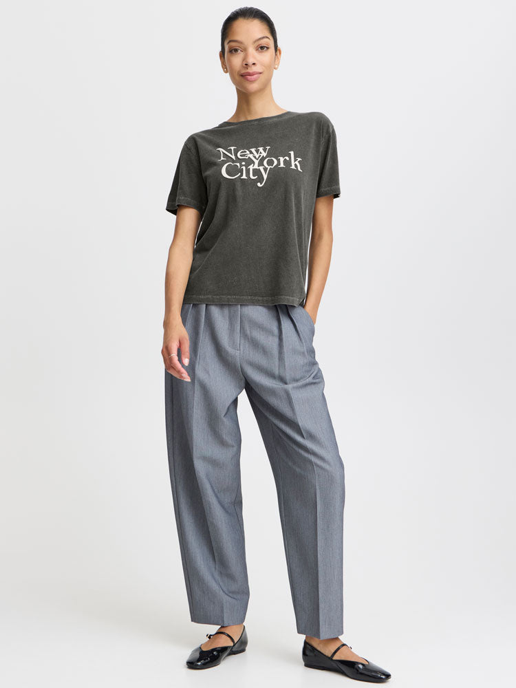 B Young ByRach T-Shirt Grey