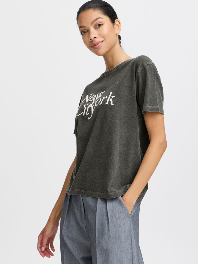 B Young ByRach T-Shirt Grey