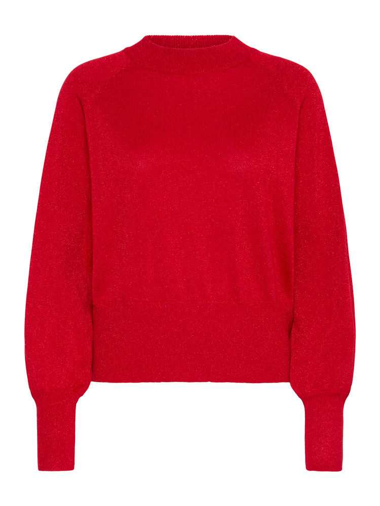 B Young ByMobbe Jumper Haute Red Mix