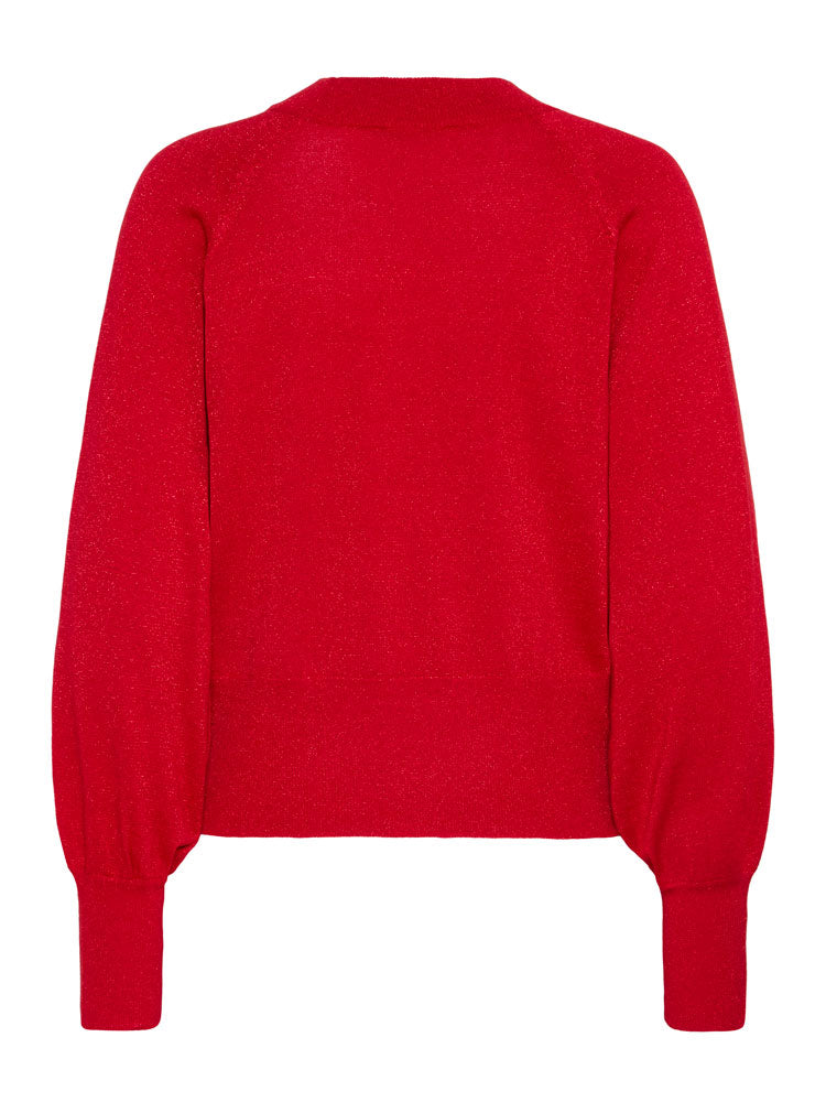 B Young ByMobbe Jumper Haute Red Mix