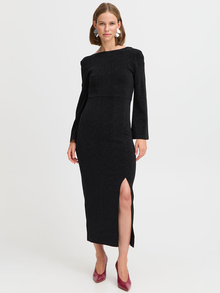 B Young ByShiloh Back Dress Black Mix