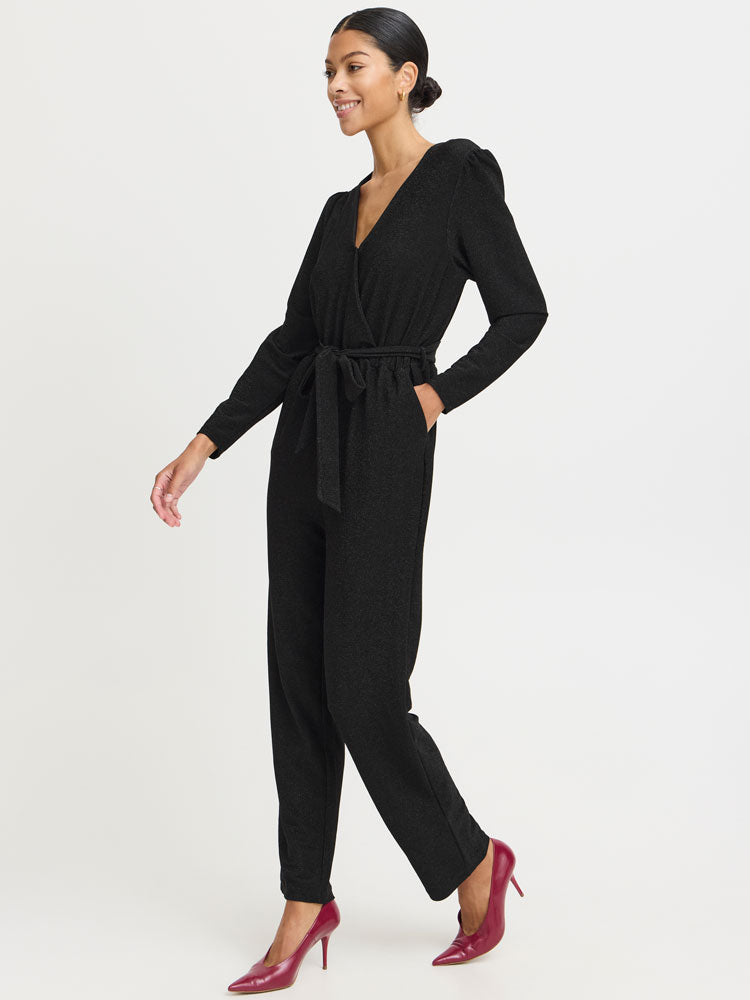 B Young ByTacha Jumpsuit Black Mix