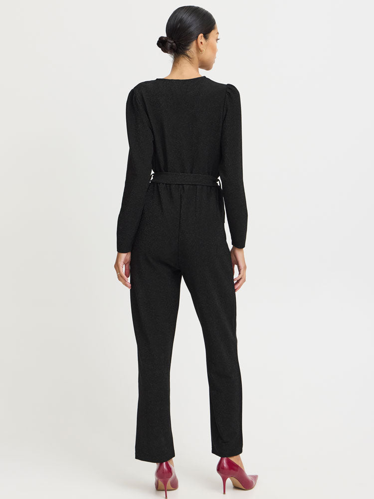 B Young ByTacha Jumpsuit Black Mix