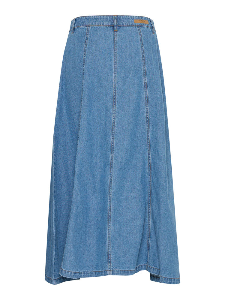 B Young ByKapuca Skirt Mid Blue Denim