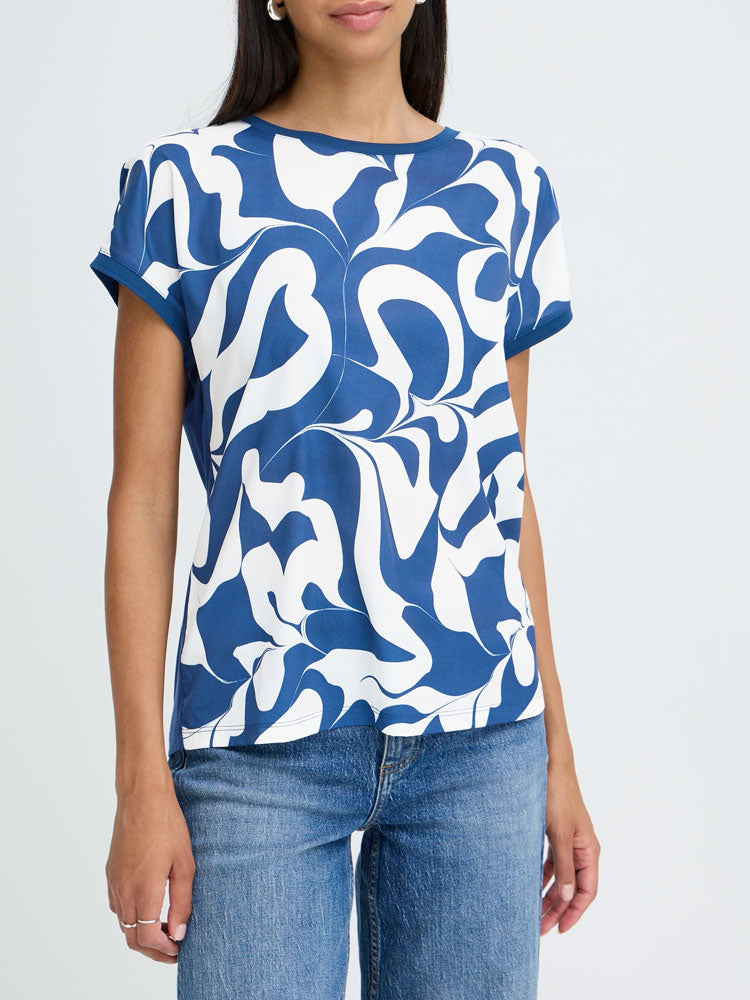 B Young Panya Tee Medieval Blue