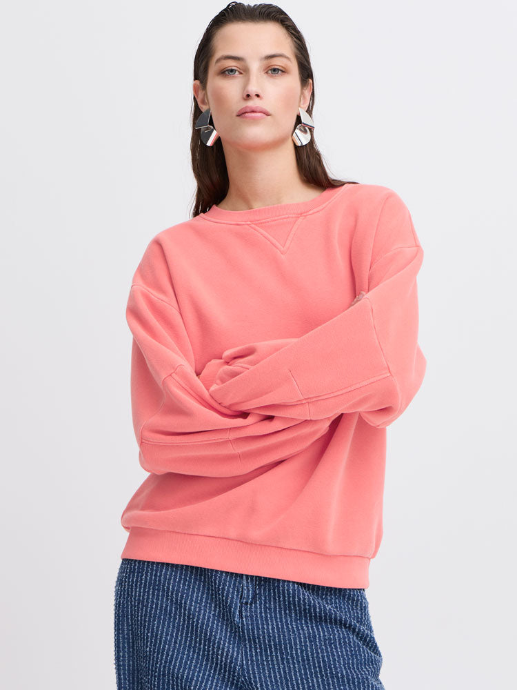 B Young ByStana Sweatshirt Porcelain Rose