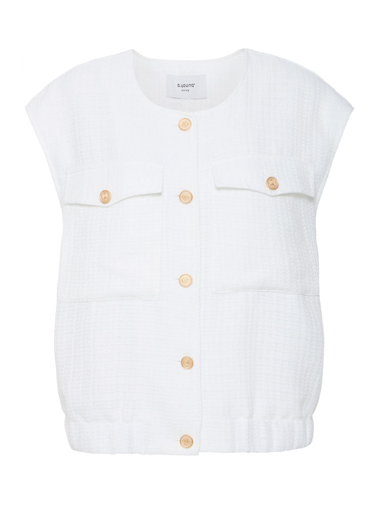 B Young ByEpian Waistcoat Marshmallow