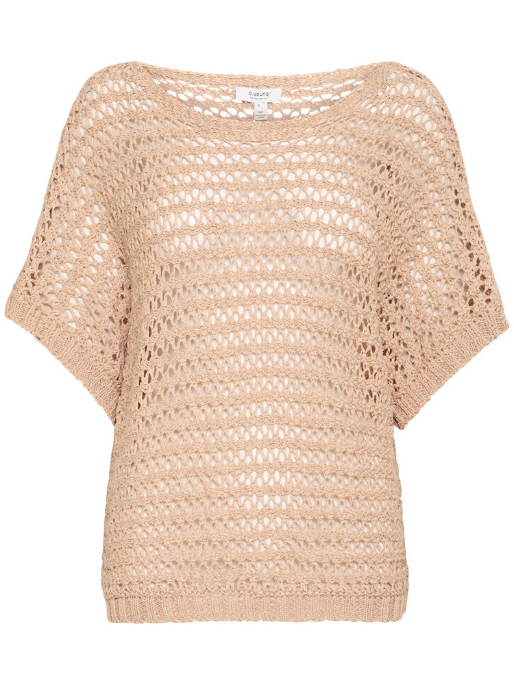 B Young ByMarax Bat Sleeve Jumper Humus