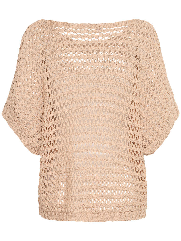 B Young ByMarax Bat Sleeve Jumper Humus