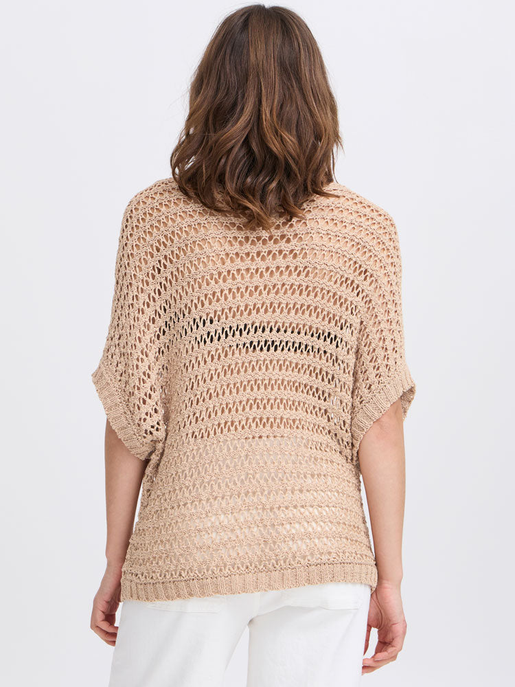 B Young ByMarax Bat Sleeve Jumper Humus