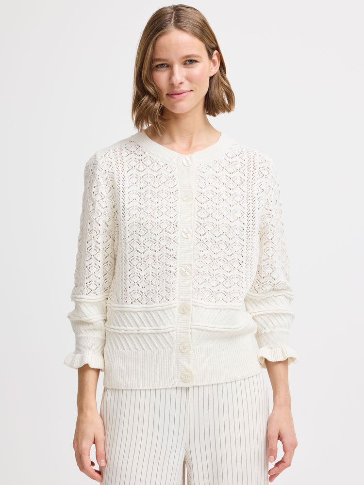 B Young ByNajo 3/4 Cardigan Birch