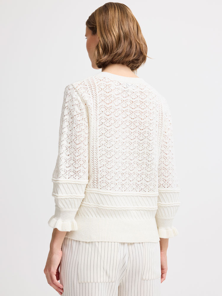 B Young ByNajo 3/4 Cardigan Birch