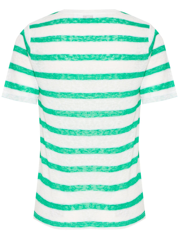 B Young BySakia Stripe T-Shirt Jelly Bean Mix