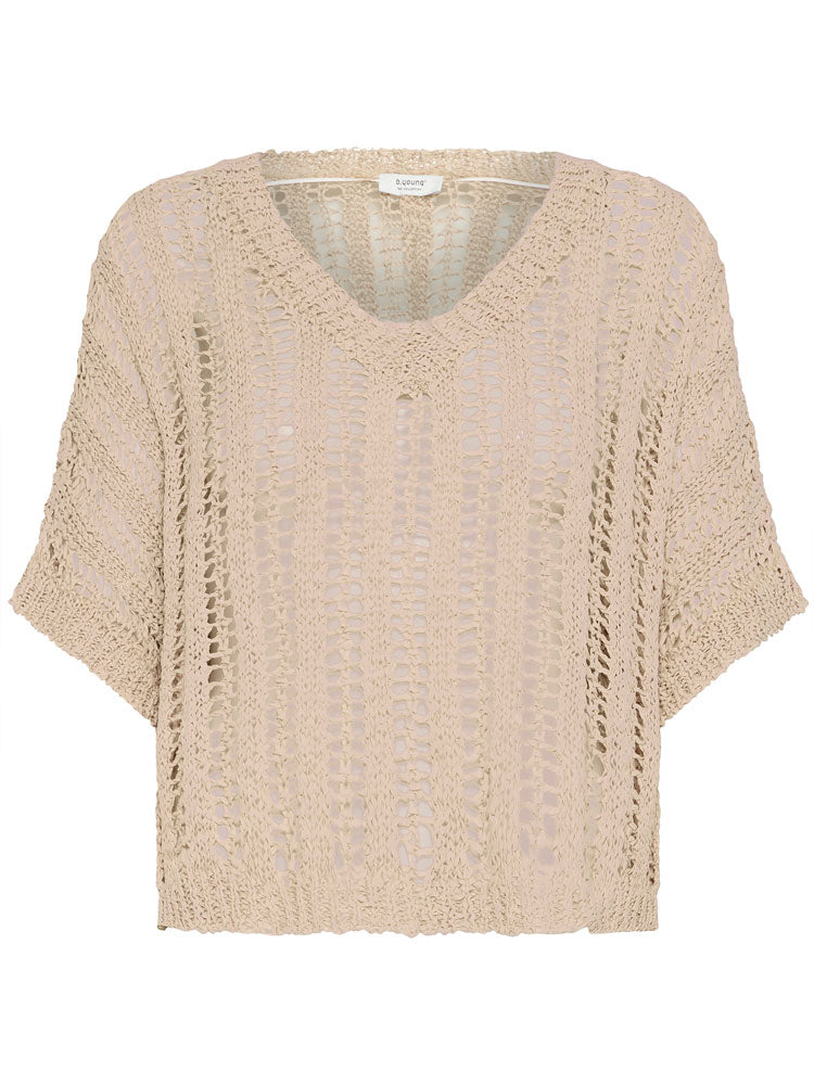 B Young ByMarax V-Neck Jumper Humus