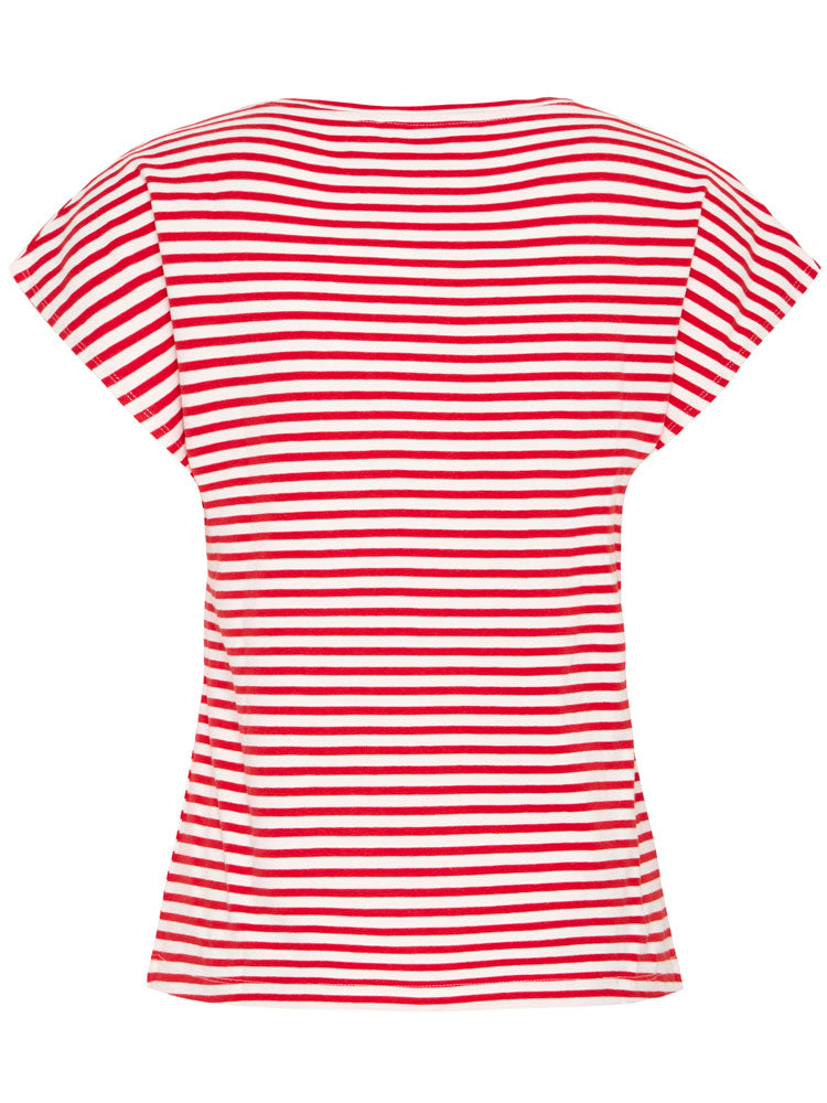 B Young ByPandinna V-Neck T-Shirt Flame
