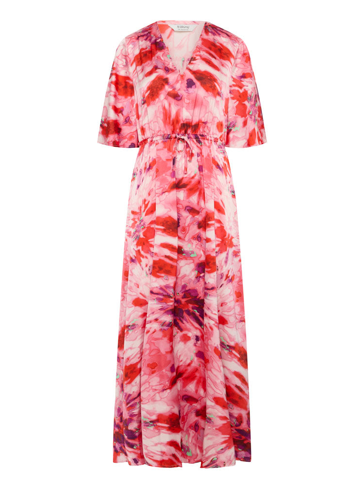 B Young ByFarinela Dress Pink Blurry Florals