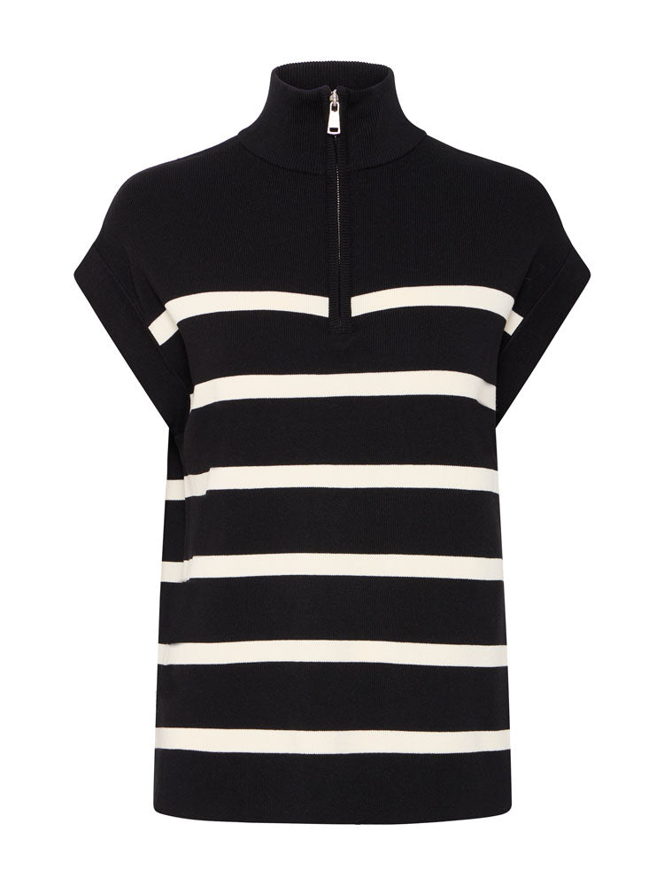 B Young ByMMorla Zipper Vest Black