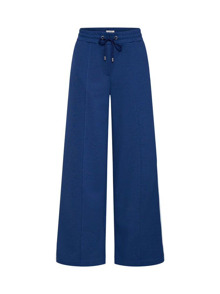B Young Byrizetta Side Stripe Trousers Medieval Blue