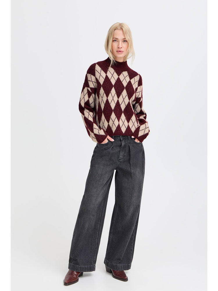 B Young ByNafta Argyle Jumper Port